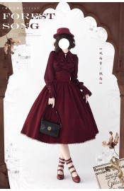 Forest Song Asterius Double Sided Long Skirt(Leftovers/3 Colours/Full Payment Without Shipping)